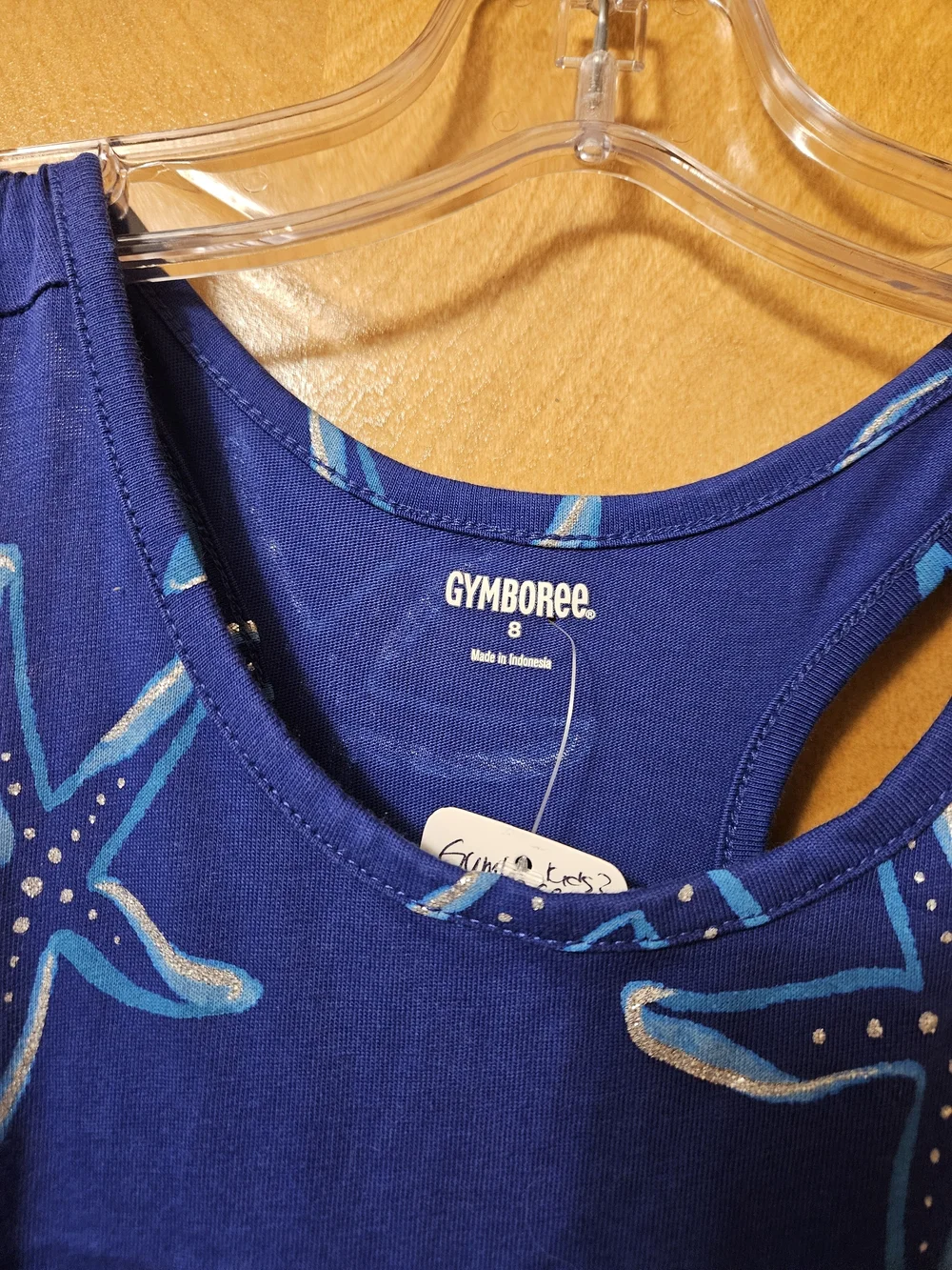 Gymboree Royal Blue Starfish Print Casual Dress